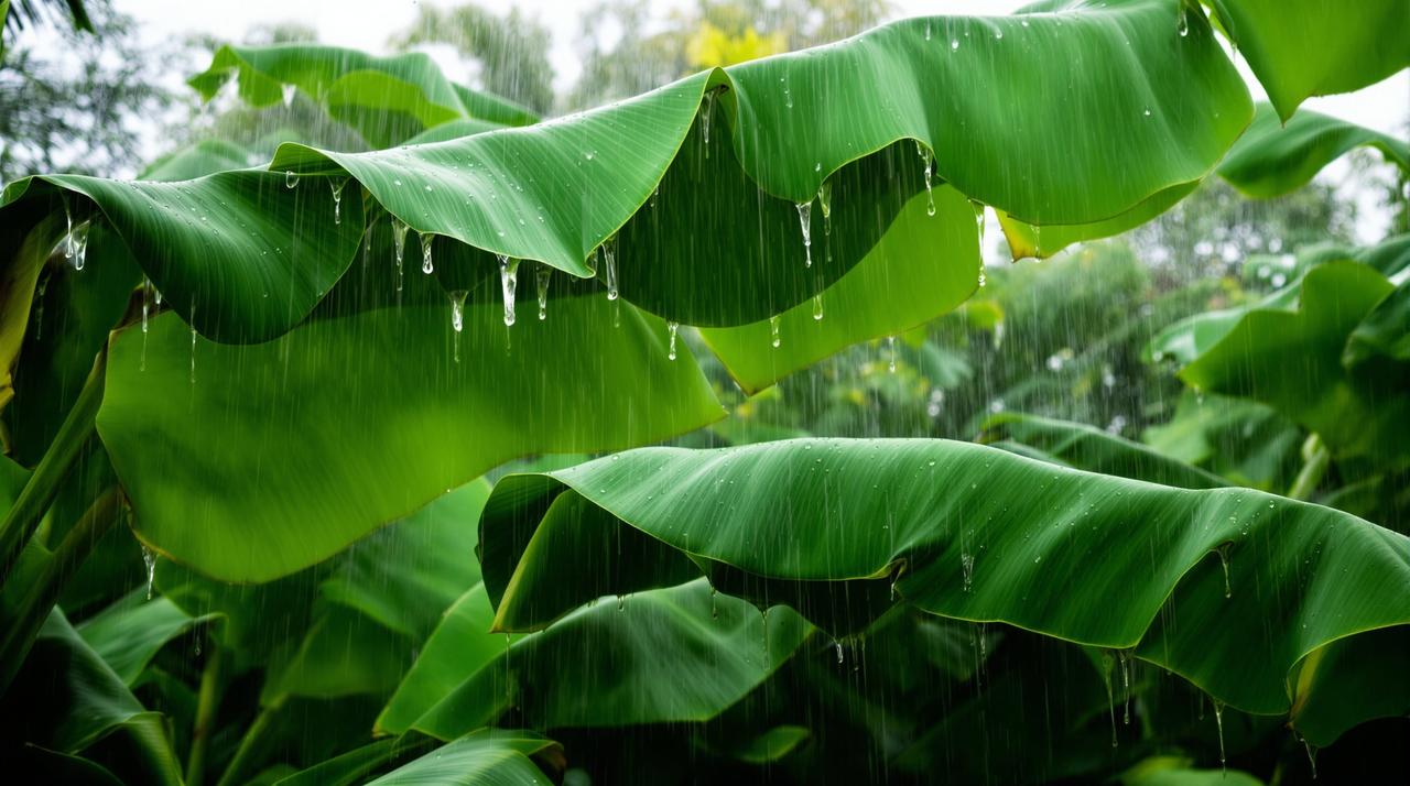 91传媒 - 雨打芭蕉的午后 91传媒 - 雨打芭蕉的午后,声景疗愈类治愈短视频